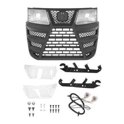 Grille and Headlights Front Headlamp Lights Head lights M168888 For John Deere X300 X304 X310 X320 X350 X370 X384 X394 from MyMROmarts