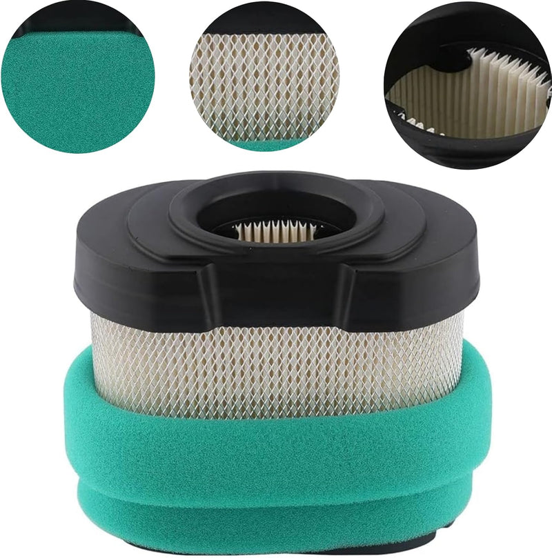 Indlæs billede i Gallery Viewer, 792105 MIU11515 Air Filter 492932 Oil Filter Compatible with Briggs and Stratton 407777 4163205 4163206 445877 445667 593435 593240, for Craftsman Lawn Mower, for John Deere D170 D155 D110 LA165 D160 from MyMROmarts
