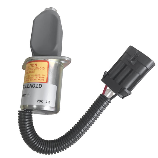 12V Shutoff Solenoid Valve 6681513 for Bobcat 325 328 331 334 337 341 5600 743 751 753 763 773 7753 S150 S160 S175 S185 T190 from MyMROmarts