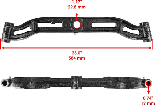 Front Axle Pivot Bar Compatible with John Deere 107H 107S 92H D100 D105 D110 D120 D125 D130 D140 D150 D155 D160 D170 from MyMROmarts
