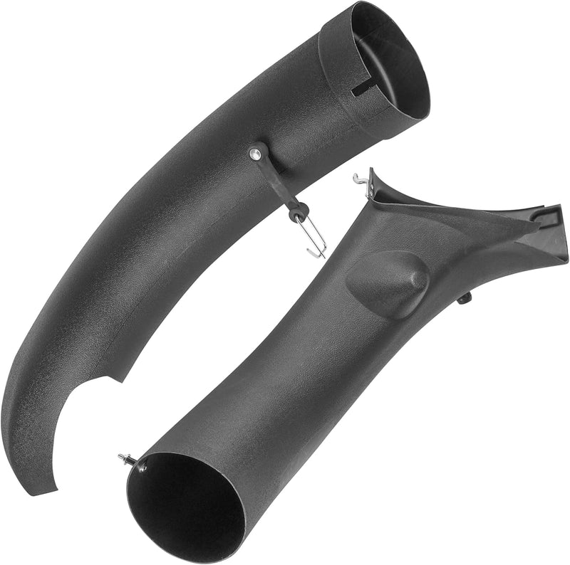 Load image into Gallery viewer, Upper &amp; Lower Discharge Chute Compatible with John Deere 102 105 115 125 135 D110 D120 L100 L105 L107 L108 L110 L111 L118 LA100 LA110 LA120 X110 X120 X125 X145 GY20423 GY20159 GX20398 from MyMROmarts
