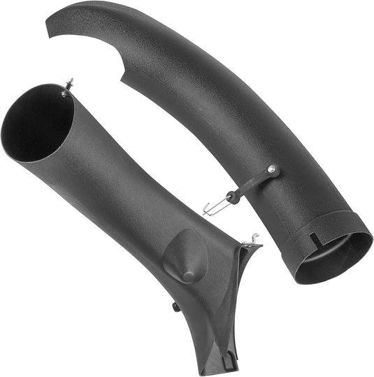 Upper & Lower Discharge Chute Compatible with John Deere 102 105 115 125 135 D110 D120 L100 L105 L107 L108 L110 L111 L118 LA100 LA110 LA120 X110 X120 X125 X145 GY20423 GY20159 GX20398 from MyMROmarts