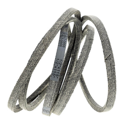 Deck Belt M162443 M158692 for MTD Cub Cadet RZT 42 Z-Force GT2550 John Deere LT 160 180 X300R 954-04137B 954-04137A 1/2" x 114-1/2" from MyMROmarts