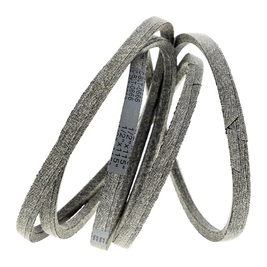 Deck Belt M162443 M158692 for MTD Cub Cadet RZT 42 Z-Force GT2550 John Deere LT 160 180 X300R 954-04137B 954-04137A 1/2" x 114-1/2" from MyMROmarts