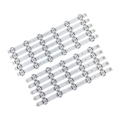 5 Pieces LED Backlight Strips for LG 75'' TV 75UM7570PUD 75UM7570AUE 75UK6190PUB 75UK6570PUB 75UK6570AUA SSC_75UK62&65_11LED_SVL750A24_REV1.0 - Body Parts > Cab External parts > Cab Lamps from MyMROmarts
