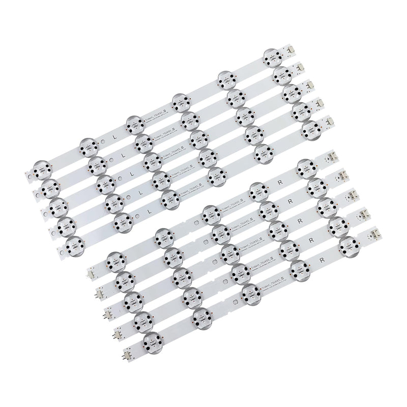 Load image into Gallery viewer, 5 Pieces LED Backlight Strips for LG 75&#39;&#39; TV 75UM7570PUD 75UM7570AUE 75UK6190PUB 75UK6570PUB 75UK6570AUA SSC_75UK62&amp;65_11LED_SVL750A24_REV1.0 - Body Parts &gt; Cab External parts &gt; Cab Lamps from MyMROmarts
