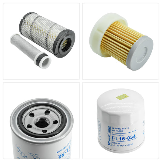 Filter Kit HH160-32093 SFA2630P SFA9410 6A320-59930 HH670-37710 HH660-36060 for Kubota B3000 B3030 B3200 B3300 HST - Engine Maintenance Parts > Filter Kits from MyMROmarts