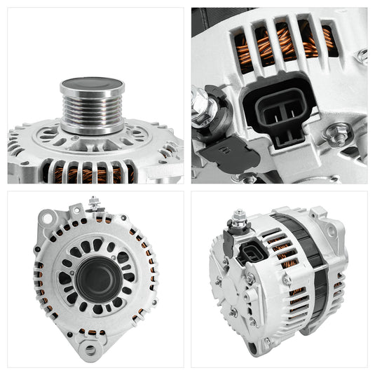 12V 110A Alternator 23100-AU400 23100-AU420 11163 LR1110713 LR1110-717 for Nissan Rogue 2008-2012, X-Trail 2005-2006, L4 2.5L - Electrical Parts > Alternator from MyMROmarts
