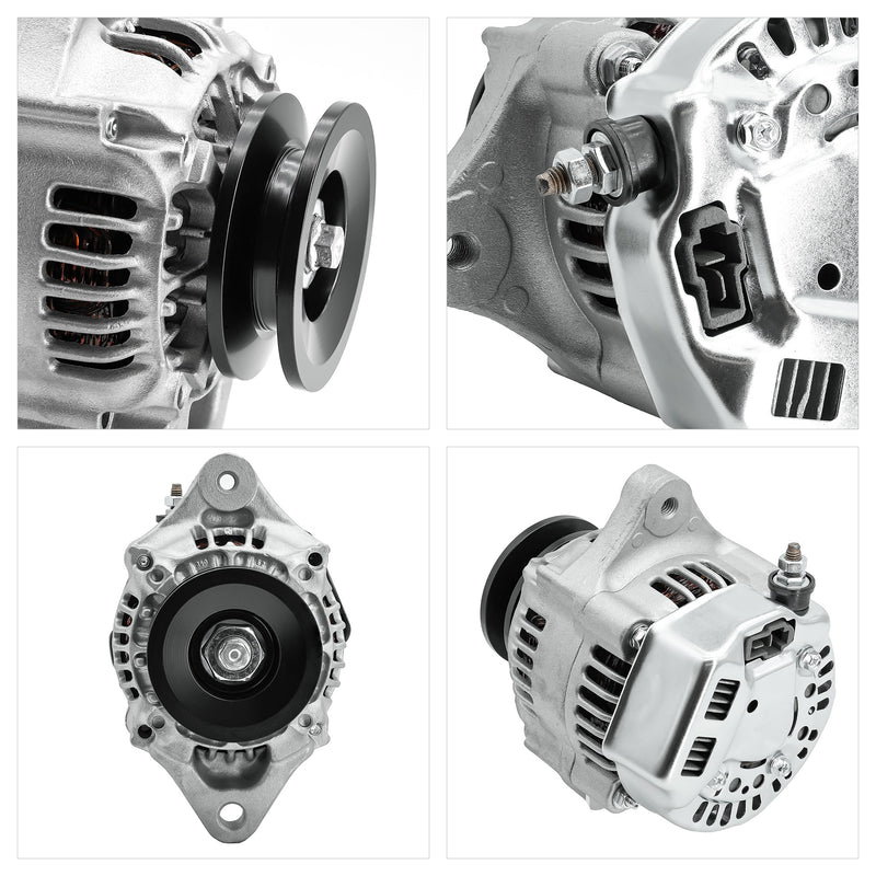 Load image into Gallery viewer, Alternator 1002114530 40052067 AM877740 AND0197 Compatible With John Deere Tractors Skid Steer Yanmar Loader 317 320 675/B 3235 455 F1145 755 756 855 856 955 XUV850D - Electrical Parts > Alternator from MyMROmarts
