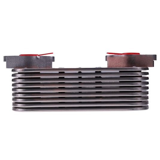 9 Plate Oil Cooler 225-6817 for Caterpillar Engine C4.4 3054C 3054E CAT 414E 416D 420D 422E 424D 428D 430D 432D 434E 442D 444E 312D2 313D2 315C - Engine Parts > Cooling System > Oil Cooler from MyMROmarts