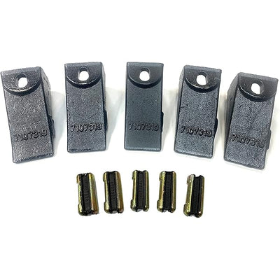H&L Tooth Company 7107319 Bobcat Style Skid Steer and Mini Excavator Short Bucket Teeth (5 Pack) with 6737326 Bobcat Style Flexpins. - 斗齿&斗齿销 from MyMROmarts