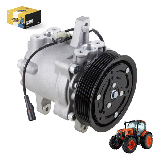 A/C Compressor 3P999-00620 SVO7E 6PK for Kubota M126GXDTC M126XDTC M135GXDTC M135XDTC from MyMROmarts