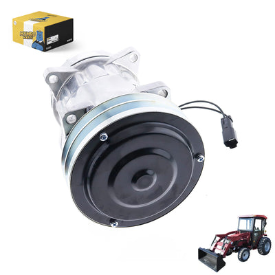 A/C Compressor SD7H15 for Case 580 590 Backhoe Loaders 650K 750K Crawler Dozers 3220 3230 4210 4230 Tractors from MyMROmarts