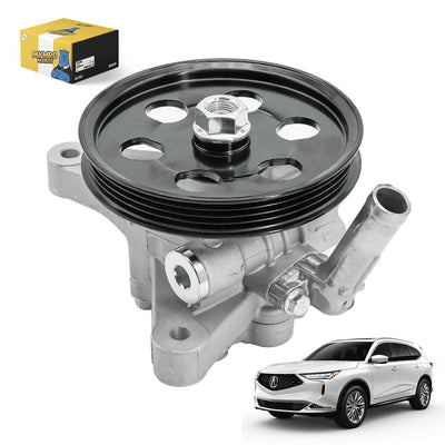 Power Steering Pump Power Assist Pump w/Pulley Replace for 21-5290 56110-PGK-A01 for Acura 2001-2003 CL 3.2L & 1999-2003 TL 3.2L & 2001-2002 MDX 3.5L - Hydraulic Parts > Gear Pump from MyMROmarts