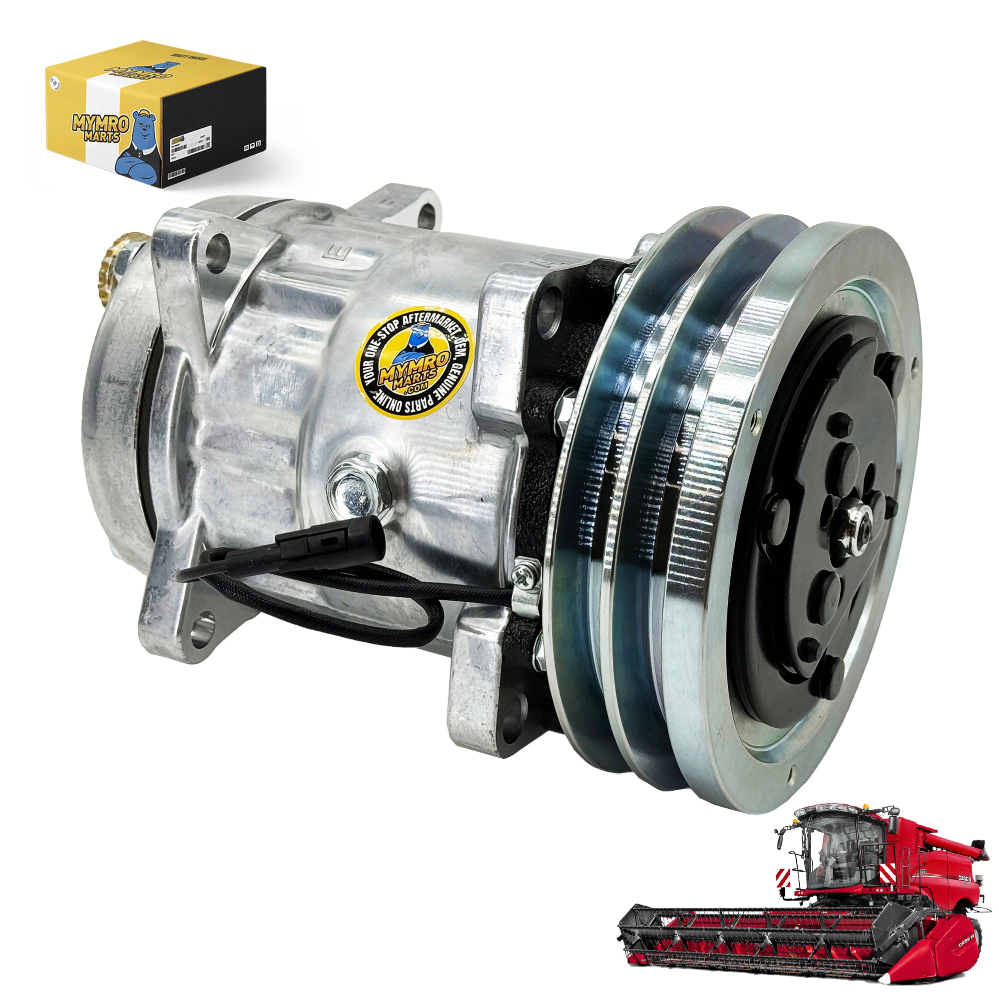 Air Conditioning Compressor 86993462 For Case Combines 2366 2377 2388 2577 2588 5088