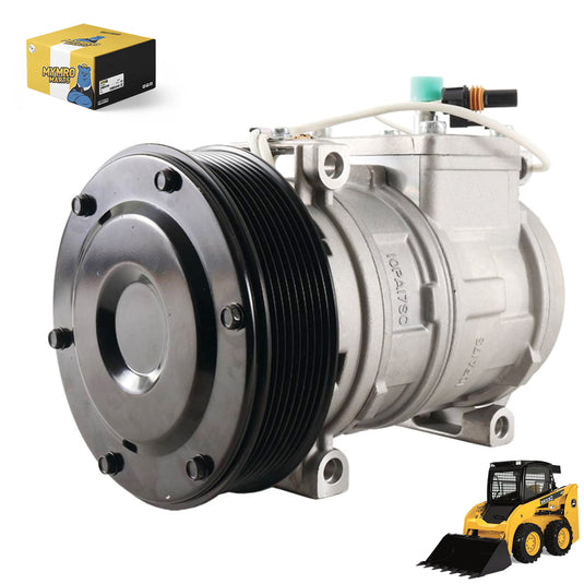 Air Conditioning Compressor RE46609 TY6764 for John Deere Skid Steer Loader 280 5410 5310N 848HTJ from MyMROmarts