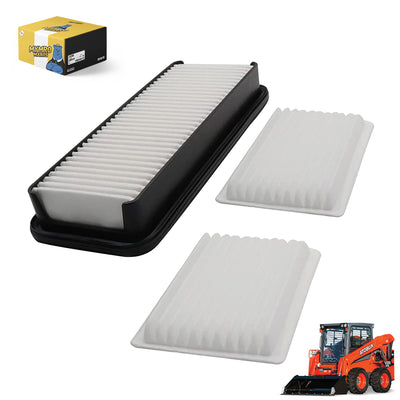 Cab Air Filter Kit T1855-71600 6A671-75090 for Kubota Tractor M5040FC M6040FC M8540DTC M9540FC M9960HDC M7-131P M6-101DTC from MyMROmarts