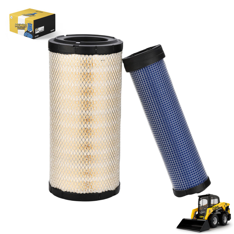 Laden Sie das Bild in Galerie -Viewer, Air Filter Set L99453 L99967 for Gehl 4640 4840 5640 Skid Steer Loaders AL730 DL-6 DL-8 Telehandlers - Engine Maintenance Parts > Air Filter from MyMROmarts
