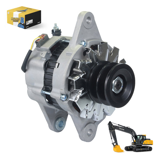 Alternator AT263669 SE502076 8983413950 for John Deere 210CW 450DLC 600CLC 650DLC 670GLC 800CLC 850DLC 870GLC E200SR Excavators from MyMROmarts