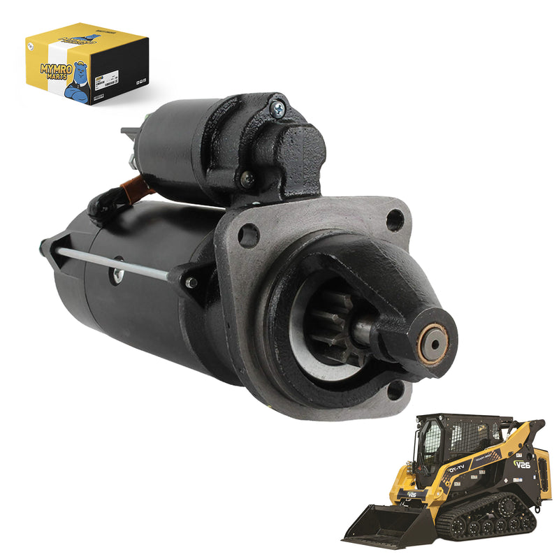 Cargue la imagen en el visor de la galería, Starter Motor 2873K601 2873K631 for ASV RC100 Multi Terrain Loader w/ Perkins 1104 Engine - Electrical Parts > Starter Motor from MyMROmarts
