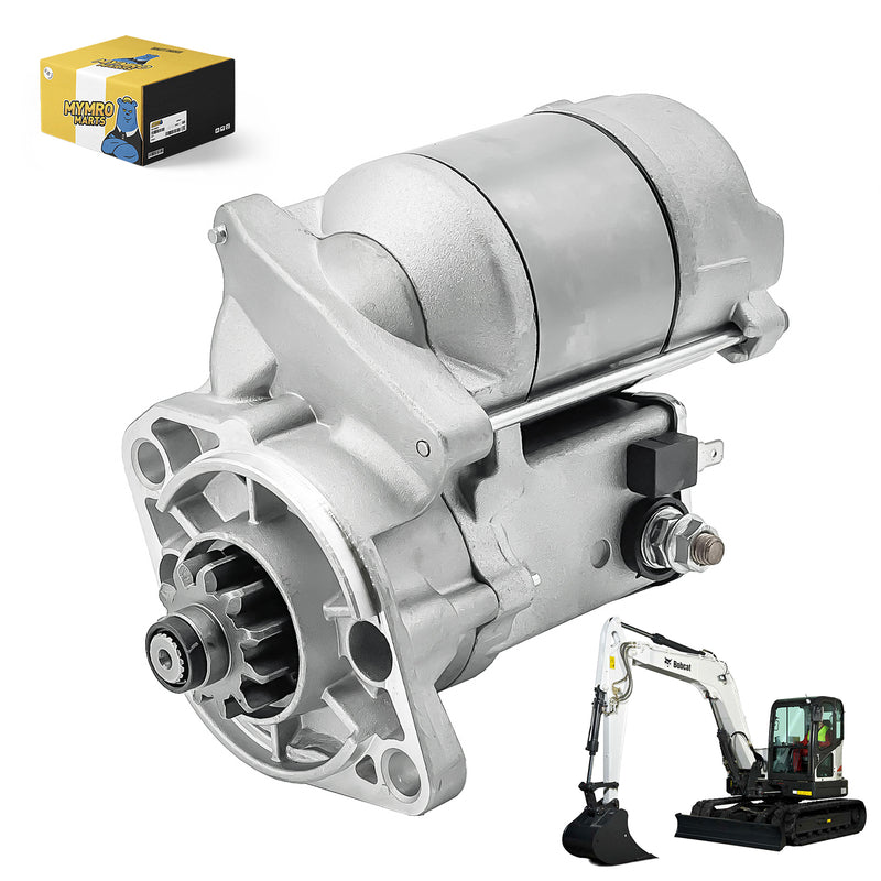 Load image into Gallery viewer, Starter Motor 6636421 For Bobcat 56 Compact Excavator w/ Komatsu 3D72-2B Dsl Engine - Electrical Parts &gt; Starter Motor from MyMROmarts
