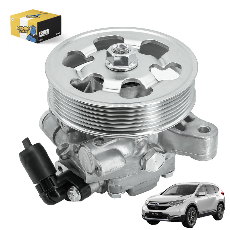 Load image into Gallery viewer, Power Steering Pump with Pulley Power Assist Pump 21-5456 56110-RNA-A01 55-5822 36-215668 Fit for 2006-2011 Honda Civic 1.8L L4 from MyMROmarts
