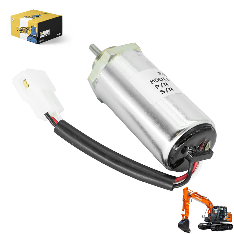 Load image into Gallery viewer, Fuel Shutoff Solenoid 8973295680 for Hitachi EX27U EX35 EX50U EX55 ZX55UR Excavators - Electrical Parts &gt; Solenoid Valve &gt; Shut Off Solenoid from MyMROmarts
