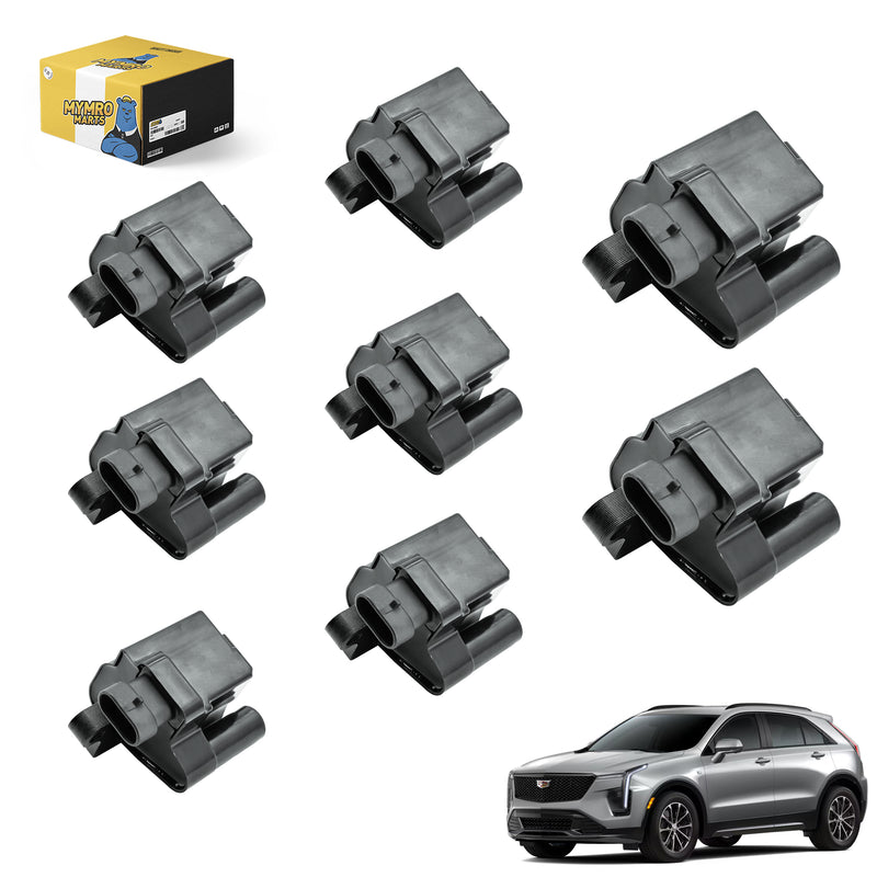 Load image into Gallery viewer, Set of 8 Ignition Coils Pack UF271 C1208 D581 for 4.8L 5.3L 6.0L For Cadillac Escalade Escalade ESV Escalade EXT with V8 5.3L/6.0L - Electrical Parts &gt; Other Electrical Parts &gt; Solenoid Valve Coil from MyMROmarts
