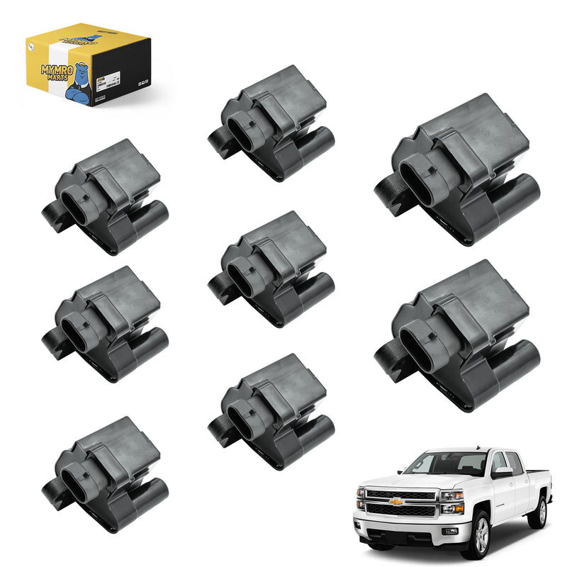 Load image into Gallery viewer, Set of 8 Ignition Coils Pack UF271 C1208 D581 for 4.8L 5.3L 6.0L For Chevrolet Avalanche 1500/2500 C4500/C5500/C7500 Kodiak Express 1500/2500/3500 - Electrical Parts &gt; Other Electrical Parts &gt; Solenoid Valve Coil from MyMROmarts

