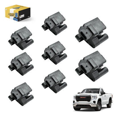 Set of 8 Ignition Coils Pack UF271 C1208 D581 for 4.8L 5.3L 6.0L For GMC C4500/C5500 Topkick Envoy XL/XUV Savana 1500/2500/3500 - Electrical Parts > Other Electrical Parts > Solenoid Valve Coil from MyMROmarts