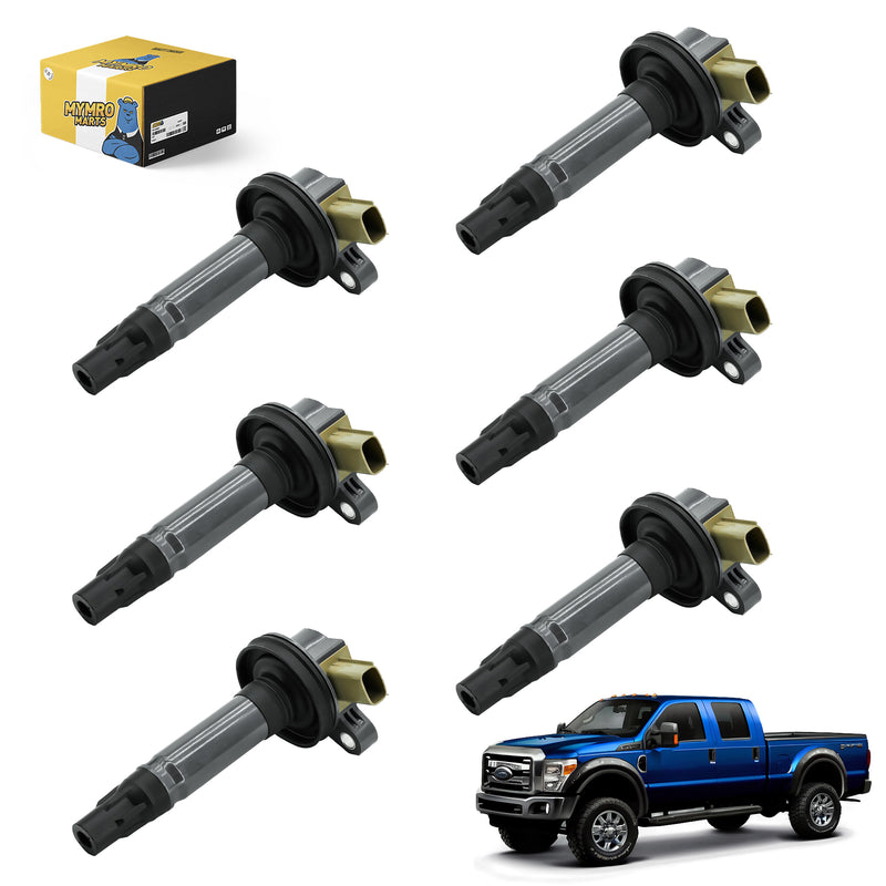 Cargue la imagen en el visor de la galería, Ignition Coils 6 Packs UF646 BL3Z-12029-C DG549 For Expedition EL King Ranch / EL Limited / EL Platinum Ford F-150 Transit-150/250/350 - Electrical Parts &gt; Other Electrical Parts &gt; Solenoid Valve Coil from MyMROmarts
