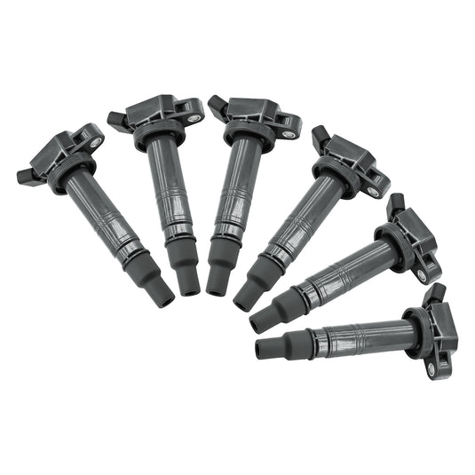Set of 6 Ignition Coil Pack UF495 C1426 5C1419 For Toyota Tundra 4Runner FJ Cruiser Hiace Solara, Compatible with Scion xB 1.8L L4 2.4L 2.7L 4.0L V6 4.7L V8 - Electrical Parts > Other Electrical Parts > Solenoid Valve Coil from MyMROmarts