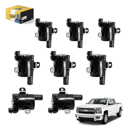Set of 8 Round Ignition Coil Pack UF262 D585 For Chevrolet Avalanche 1500 Express 1500/2500/3500 Monte Carlo SSR Silverado 1500 with Engine V8 5.3L/4.8L/6.0L - Electrical Parts > Other Electrical Parts > Solenoid Valve Coil from MyMROmarts