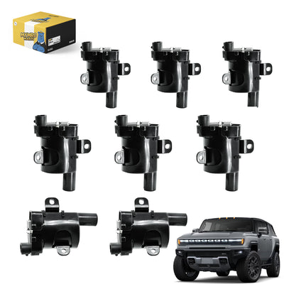 Set of 8 Round Ignition Coil Pack UF262 D585 For Hummer 2003-2007 SUV H2 with Engine V8 6.0L - Electrical Parts > Other Electrical Parts > Solenoid Valve Coil from MyMROmarts