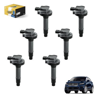 Set of 6 Ignition Coil UF553 DG520 For Lincoln Sedan MKS MKT MKX MKZ with Engine 3.5L 3.7L - Electrical Parts > Other Electrical Parts > Solenoid Valve Coil from MyMROmarts