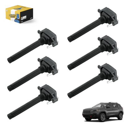 Set of 6 Ignition Coil Pack UF648 For Jeep SUV Cherokee Grand Cherokee Wrangler with Engine 3.2L/3.6L V6 - Electrical Parts > Other Electrical Parts > Solenoid Valve Coil from MyMROmarts