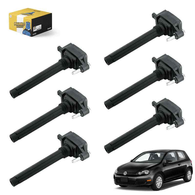 Load image into Gallery viewer, Set of 6 Ignition Coil Pack UF648 For Volkswagen 2011–2012 2014 Minivan Routan with Engine 3.6L V6 - Electrical Parts &gt; Other Electrical Parts &gt; Solenoid Valve Coil from MyMROmarts
