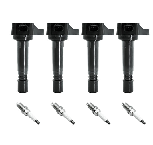 Set of 4 Ignition Coil Pack UF582 GN10324 5C1637 & Iridium Spark Plugs Compatible with 2006-2011 Honda Civic 1.8L - Electrical Parts > Other Electrical Parts > Solenoid Valve Coil from MyMROmarts