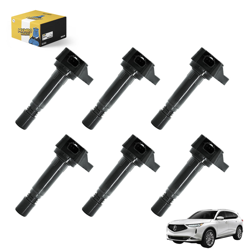 Load image into Gallery viewer, Set of 6 Ignition Coil Packs UF624 for 3.5L 2008-2016 Honda Accord Odyssey Pilot Ridgeline - Electrical Parts &gt; Other Electrical Parts &gt; Solenoid Valve Coil from MyMROmarts
