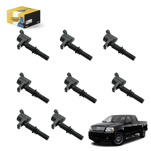 Set of 8 Straight Boot Ignition Coil Pack DG511 C1541 FD508 Compatible with Lincoln Navigator Mark LT with 5.4L V8 - Electrical Parts > Other Electrical Parts > Solenoid Valve Coil from MyMROmarts