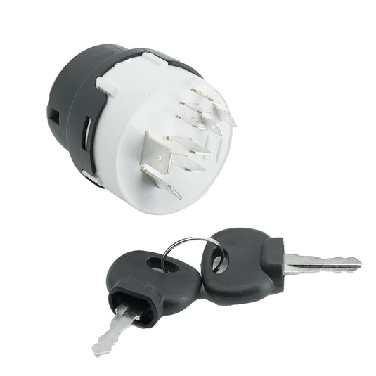 Ignition Switch With 2 Keys 85804674 for New Holland 555E 575E 655E 675E B110 B110B B115 B115B B90B B95 B95B from MyMROmarts