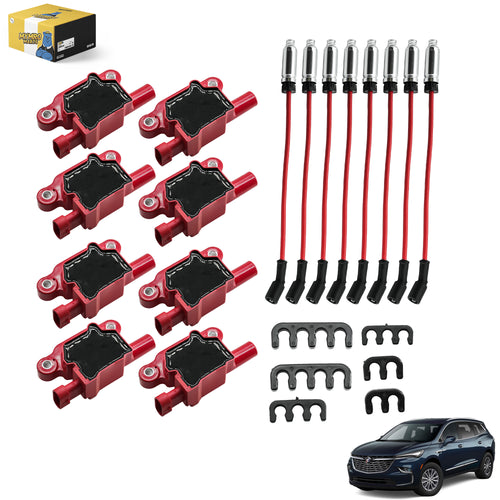8PCS Ignition Coil UF413 & 8PCS 8mm Spark Plug Wires 748UU For Buick Sedan Allure LaCrosse SUV Rainier with Engine 5.3L V8 - Electrical Parts > Other Electrical Parts > Solenoid Valve Coil from MyMROmarts