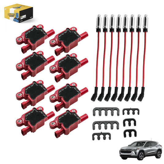 8PCS Ignition Coil UF413 & 8PCS 8mm Spark Plug Wires 748UU For Chevrolet Camaro Corvette Monte Carlo Colorado Silverado 1500 - Electrical Parts > Other Electrical Parts > Solenoid Valve Coil from MyMROmarts