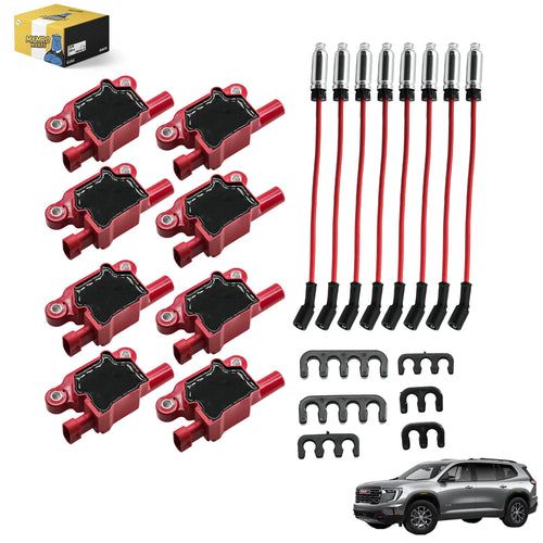 8PCS Ignition Coil UF413 & 8PCS 8mm Spark Plug Wires 748UU For GMC Canyon Sierra 1500 Sierra 3500HD Envoy Tahoe Trailblazer Yukon - Electrical Parts > Other Electrical Parts > Solenoid Valve Coil from MyMROmarts