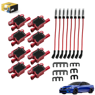 8PCS Ignition Coil UF413 & 8PCS 8mm Spark Plug Wires 748UU For Pontiac Coupe GTO Sedan G8 Grand Prix 5.3L/6.0L/6.2L V8 - Electrical Parts > Other Electrical Parts > Solenoid Valve Coil from MyMROmarts