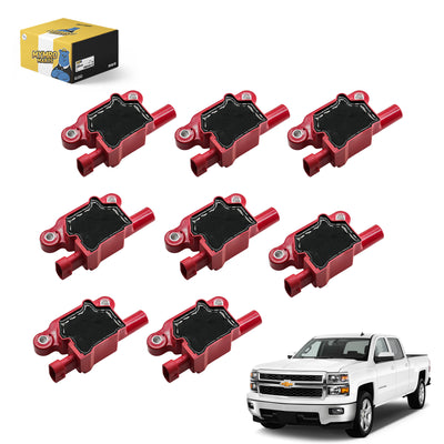 Set of 8 Ignition Coil Pack 12611424 12570616 D510C UF413 For Chevy Avalanche Silverado 1500 / 2500 / 3500 Suburban 1500 / 2500 Tahoe Camaro Caprice Corvette - Electrical Parts > Other Electrical Parts > Solenoid Valve Coil from MyMROmarts