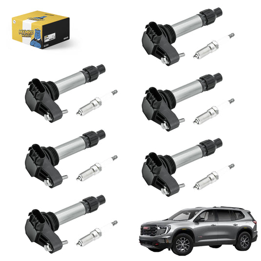 6PCS Ignition Coil UF569 & 6PCS Double Iridium Spark Plug 12622561 For GMC SUV Acadia Terrain Truck Canyon with Engine V6 3.0L/3.6L - Electrical Parts > Other Electrical Parts > Solenoid Valve Coil from MyMROmarts