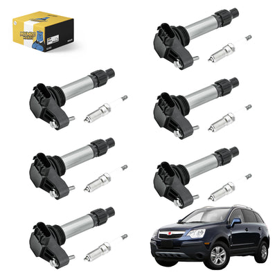 6PCS Ignition Coil UF569 & 6PCS Double Iridium Spark Plug 12622561 For Saturn Aura Outlook Vue with V6 3.6L - Electrical Parts > Other Electrical Parts > Solenoid Valve Coil from MyMROmarts
