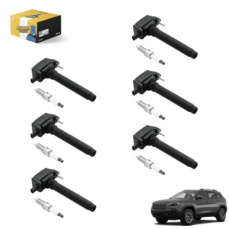 Load image into Gallery viewer, 6PCS Ignition Coil UF648 C1791 &amp; Double Iridium Spark Plug 97390 For Jeep Wrangler/Ram 1500 2500 3500 - Electrical Parts &gt; Other Electrical Parts &gt; Solenoid Valve Coil from MyMROmarts
