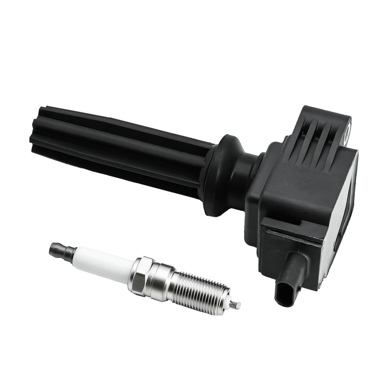 Load image into Gallery viewer, 4PCS Ignition Coil UF670 DG546 5C1873 &amp; 4PCS Double Iridium Spark Plug LTR6BHX for Ford Focus Edge Escape Explorer Fusion Mustang Taurus EcoSport/Jaguar F-Pace XE XF/Lincoln MKC MKT MKZ/Land Rover LR2 - Electrical Parts &gt; Other Electrical Parts &gt; Solenoid Valve Coil from MyMROmarts
